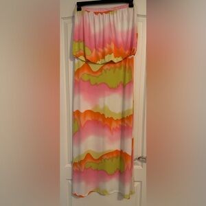 Body Language Paris Strapless Maxi Dress